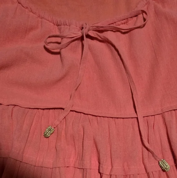 NWOT Free People Endless Summer Moonlight Chic Coral Halter Maxi Dress Size XS - Picture 13 of 16